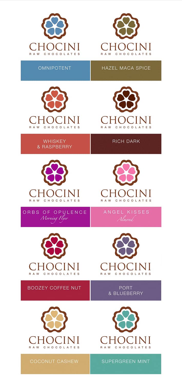 Chocini logo colours post images