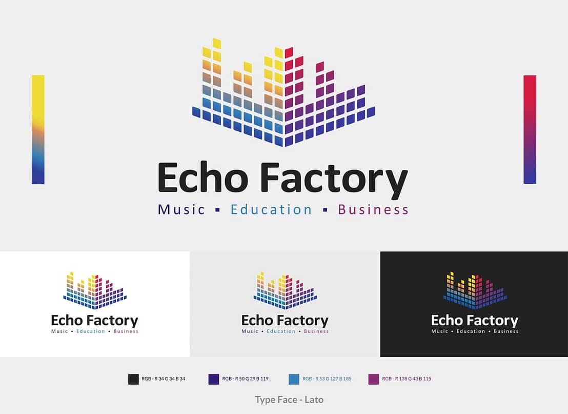 Echo Factory Brand identity Website Design