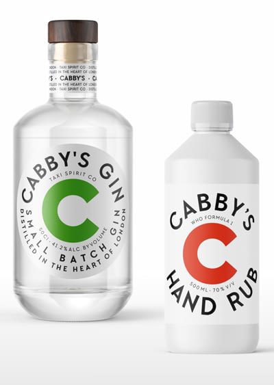 Cabby's Gin and Hand Rub Bundle